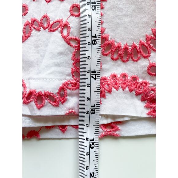 Women's Banana Republic Milly Collection Coral and White 2 Piece Set Size 14 - Picture 6 of 12